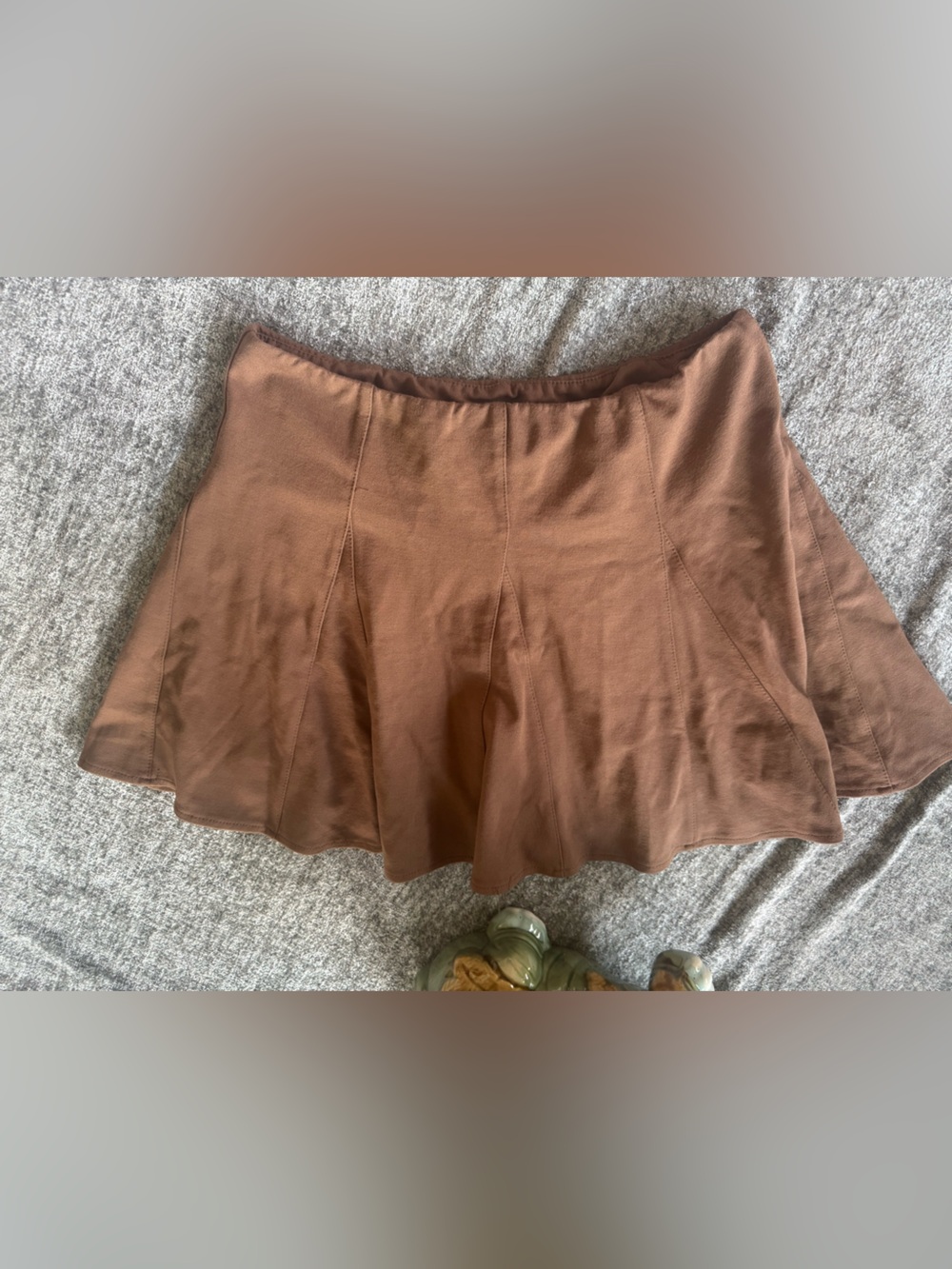 Workshop Republic Clothing Brown Flared Skirt